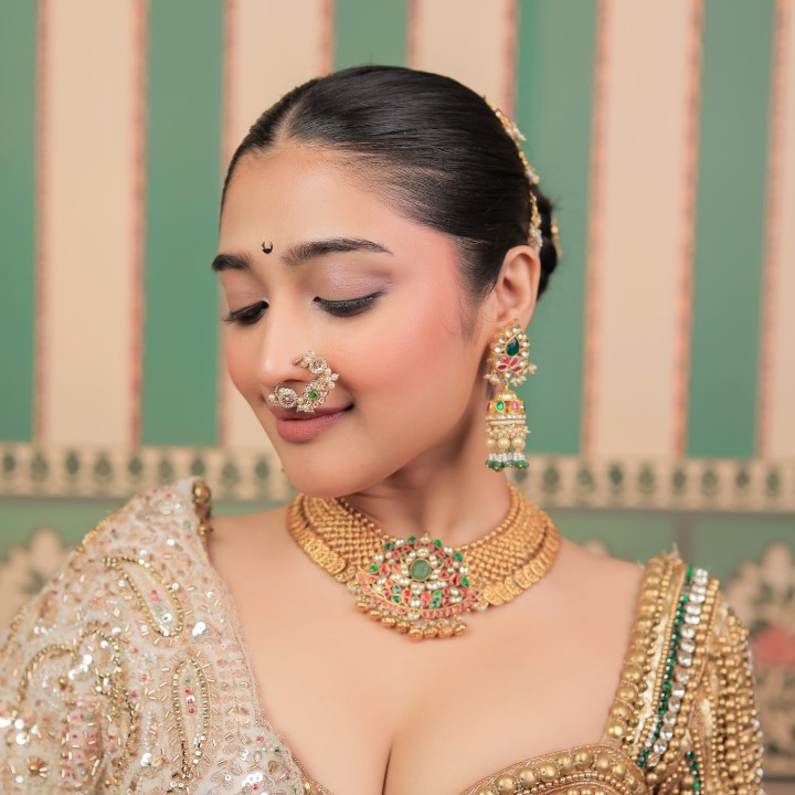 Bride in traditional jewellery