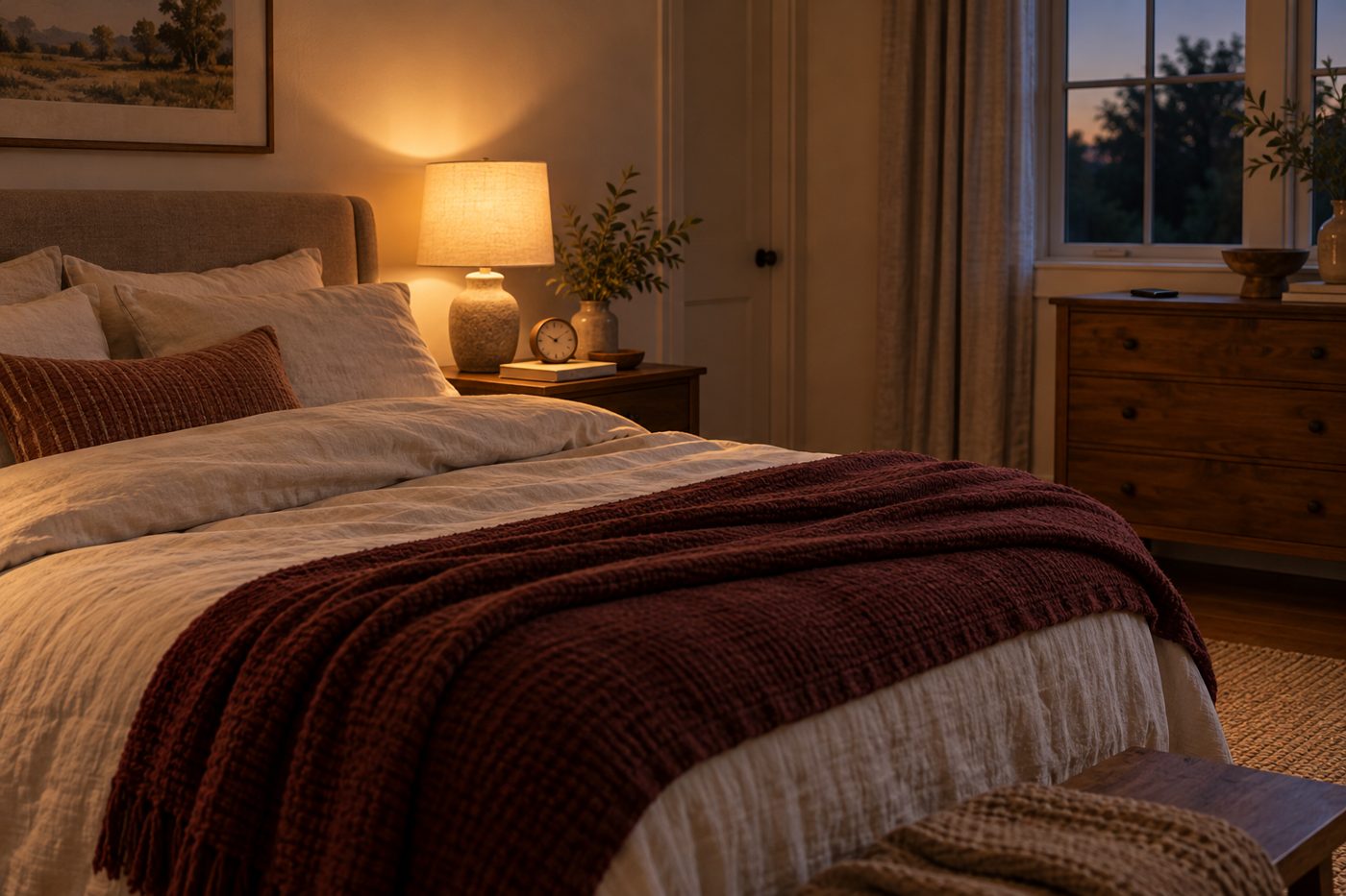 Making room for a restful routine